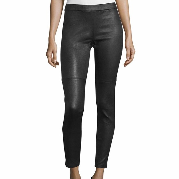 Eileen Fisher | Pants u0026 Jumpsuits | Eileen Fisher Leather Leggings |  Poshmark